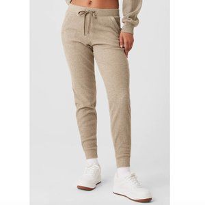 Alo Yoga Muse Sweatpant in Gravel Heather - Size Large